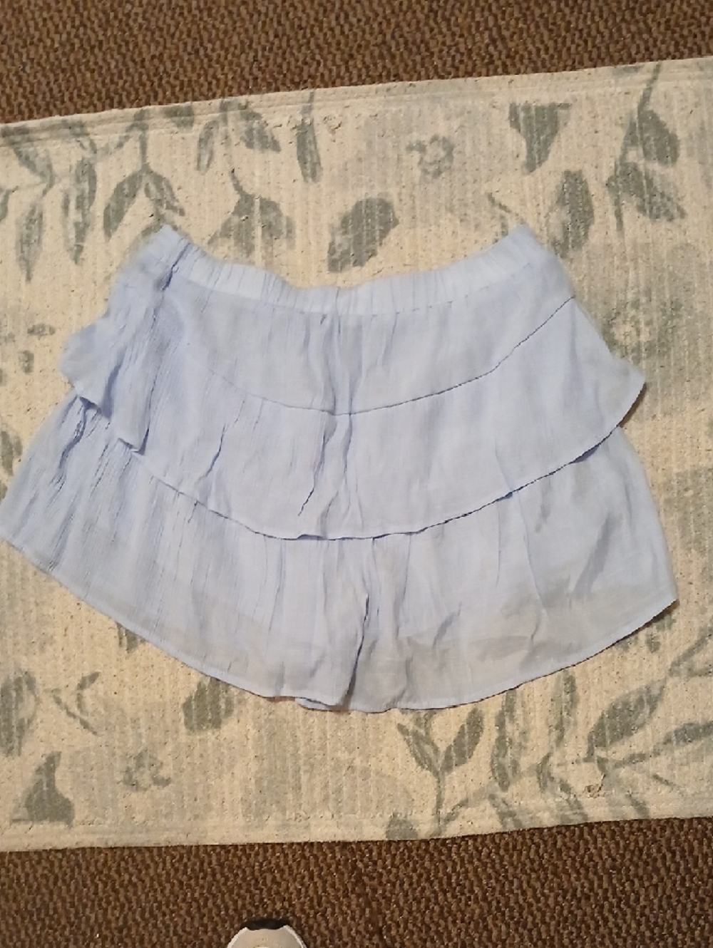 Love Tree Light Blue Ruffle Skort - Picture 9 of 9